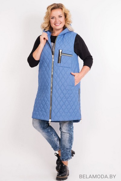 Жилет TricoTex Style 1856 голубой