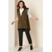 Жилет Andrea Style 00277 хаки