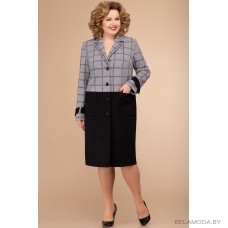 Кардиган Svetlana Style 1315 черный с серым Кардиган Svetlana Style 1315 черный с серым