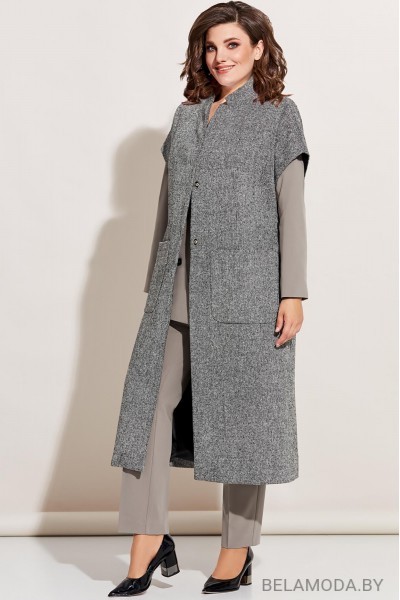 Кардиган Olga Style 682 серый