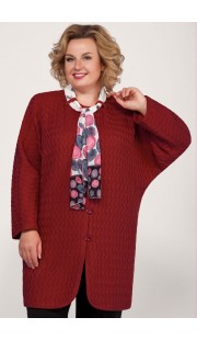 Кардиган Emilia 490/2 бордовый
