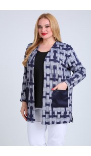 Кардиган Mamma moda м-49 синие тона