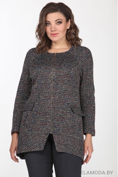 Кардиган Lady Style Classic 1212 серые тона