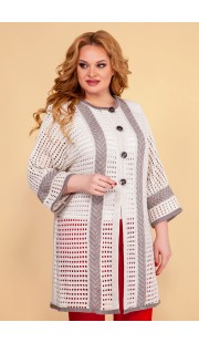 Кардиган Emilia 1024 бежевые полоски