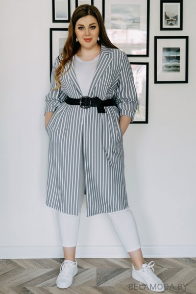 Кардиган Olga Style 342 серый