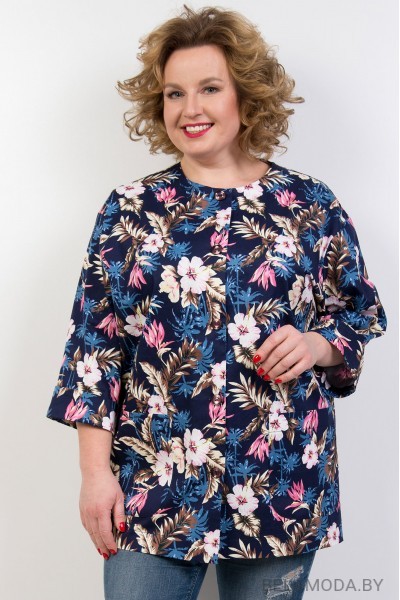 Кардиган TricoTex Style 1717 синие тона