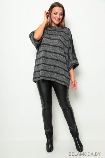 Комплект брючный Michel Chic 1257 серый, черный