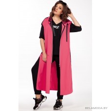 Комплект брючный Lady Secret 2755 черно - малиновый