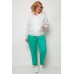 Комплект брючный Michel Chic 1240 бело-зеленый Комплект брючный Michel Chic 1240 бело-зеленый
