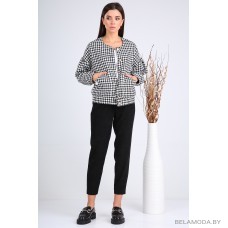 Комплект брючный Verita Moda 2121 чёрный белый