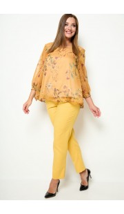 Комплект брючный Michel Chic 1259 горчица