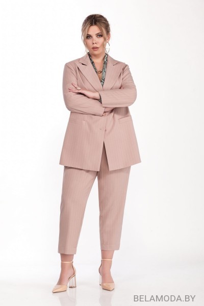 Комплект брючный Pretty 1216 светло-розовые тона