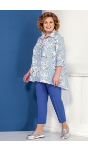 Комплект брючный Ivelta plus 2845 голубой