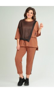 Комплект брючный Michel Chic 1329 рыжий
