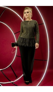 Комплект брючный S. Malich 11150 хаки с черным