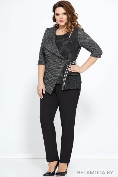 Комплект брючный Mira Fashion 4774 чёрный