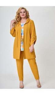 Комплект брючный Svetlana Style 1633 горчица + мультиколор