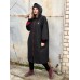 Комплект брючный Runella 1445 черный+красный