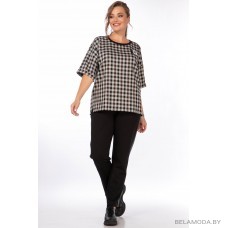 Комплект брючный Belinga 2256 черный+клетка Комплект брючный Belinga 2256 черный+клетка