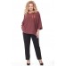 Комплект брючный Angelina & Co 493 терракот с черным