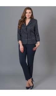 Комплект брючный Lady Style Classic 1210 темно-синий