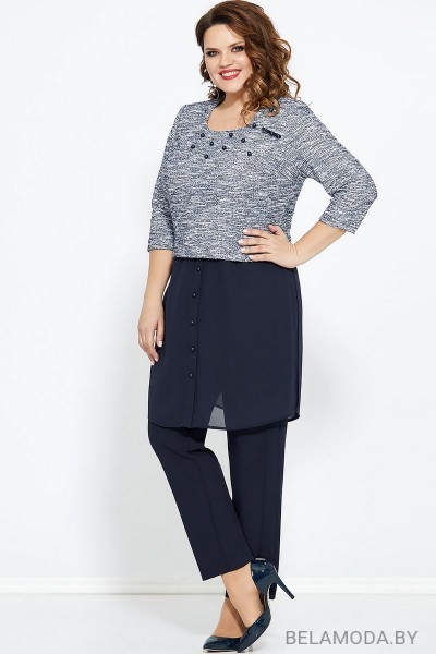 Комплект брючный Mira Fashion 4760 синий