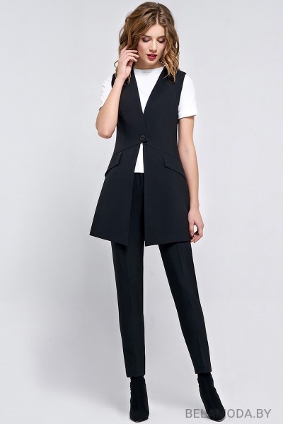 Комплект брючный Denissa Fashion 1076-1.2 черный