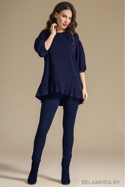Комплект брючный Teffi style 1239 темно синий