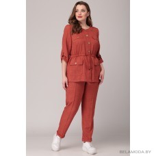 Комплект брючный Verita Moda 2063 красные тона