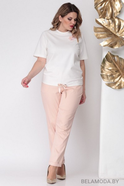 Комплект брючный Michel Chic 1104 розовые тона
