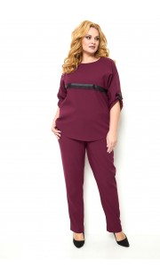 Комплект брючный Michel Chic 1258 бордовый