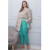 Комплект брючный Michel Chic 590 бирюзовый