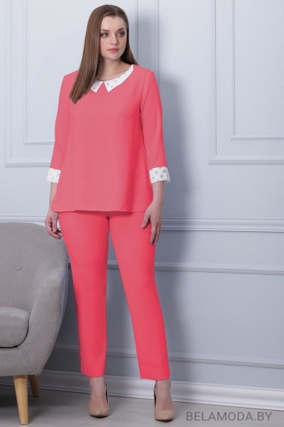 Комплект брючный Michel Chic 593 коралл