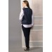 Комплект брючный Lady Style Classic 1444 синий