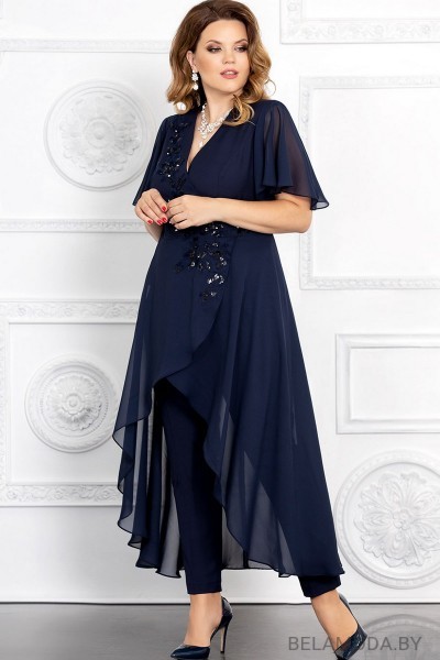 Комплект брючный Mira Fashion 4673 тёмно-синий