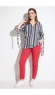 Комплект брючный Michel Chic 1228 красно-белый