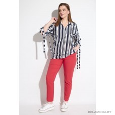Комплект брючный Michel Chic 1228 красно-белый