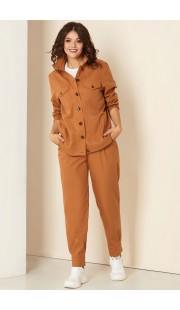 Комплект брючный Andrea Style 00296 рыжий