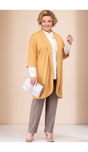 Комплект брючный Elady 3658 карамельный с серым