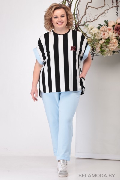 Комплект брючный Michel Chic 1160 голубой