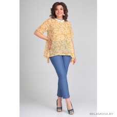 Комплект брючный Michel Chic 1339 горчица + джинс Комплект брючный Michel Chic 1339 горчица + джинс