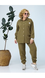 Комплект брючный Anastasia 670 хаки