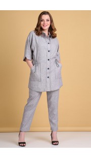 Комплект брючный Andrea Style 0378 серый