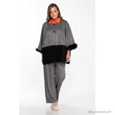 Комплект брючный Belinga 2200 серый и чёрный
