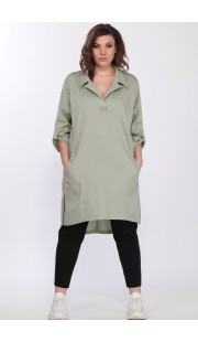 Комплект брючный Lady Secret 2630 черный с зеленью