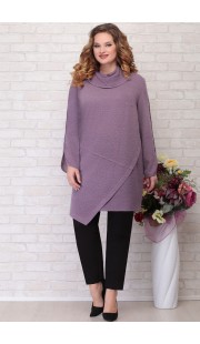 Комплект брючный Aira Style 765 роза с черным