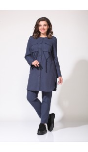 Комплект брючный Lady Style Classic 2134 Синие тона