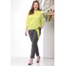 Комплект брючный Michel Chic 1152 желто-зеленые тона
