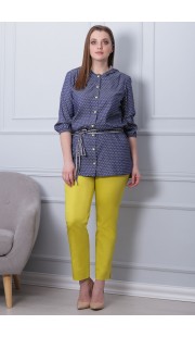 Комплект брючный Michel Chic 592 желтый с синим