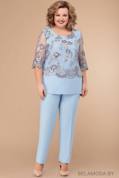 Комплект брючный Svetlana Style 1303 голубой
